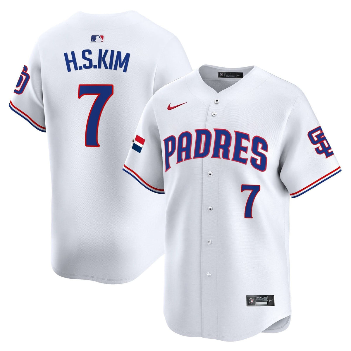 San Diego Padres Dominican Republic Vapor Premier Limited Jersey - Stitched