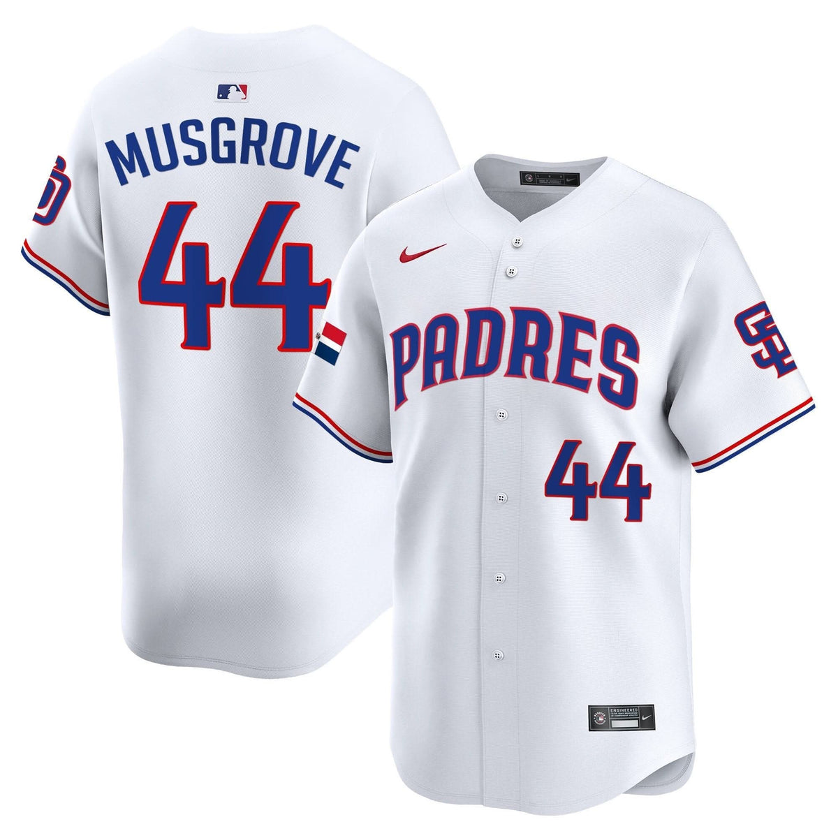 San Diego Padres Dominican Republic Vapor Premier Limited Jersey - Stitched