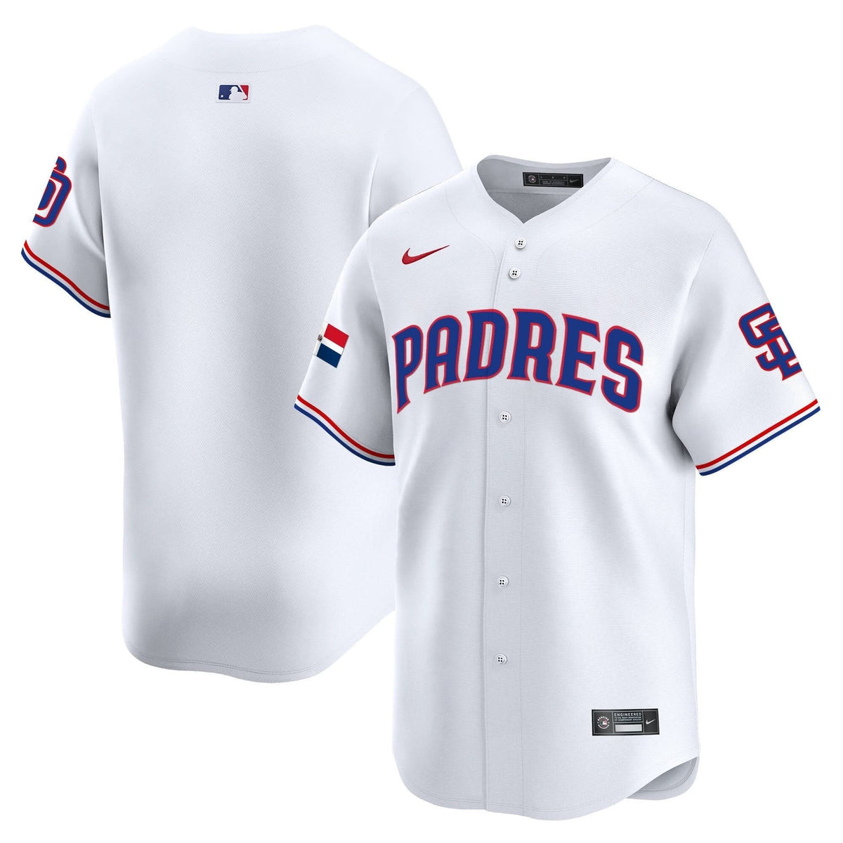San Diego Padres Dominican Republic Vapor Premier Limited Jersey - Stitched