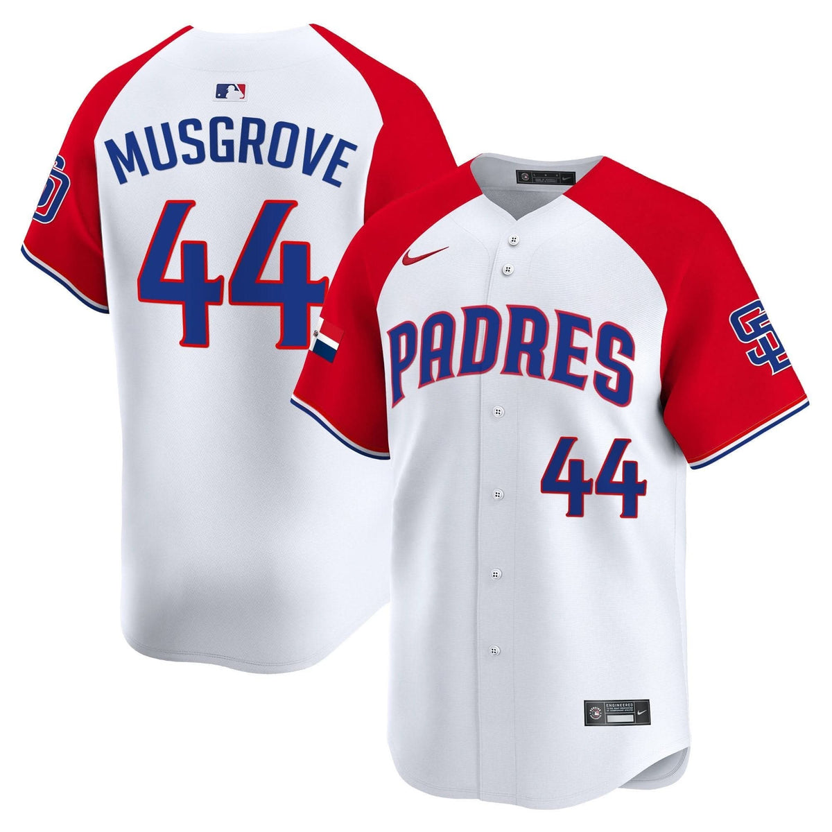 San Diego Padres Dominican Republic Vapor Premier Limited Jersey - Stitched