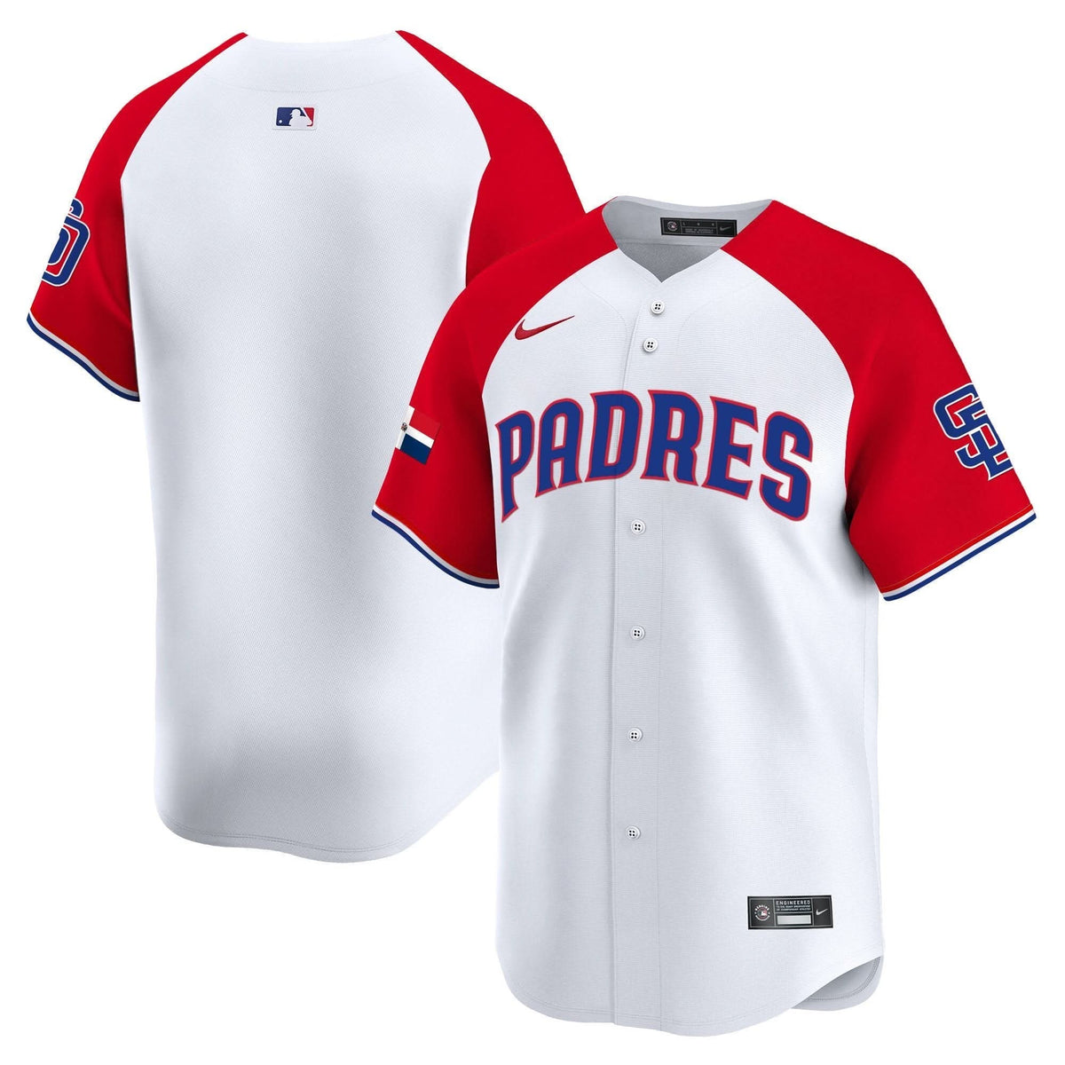 San Diego Padres Dominican Republic Vapor Premier Limited Jersey - Stitched