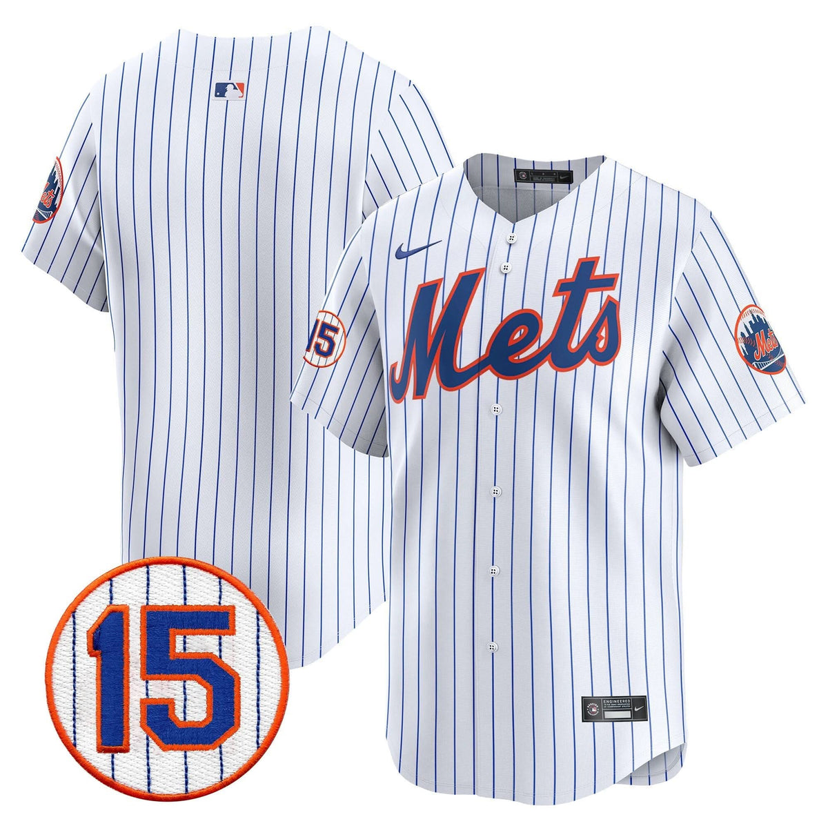 New York Mets Jerry Grote Patch Vapor Premier Limited Jersey - Stitched
