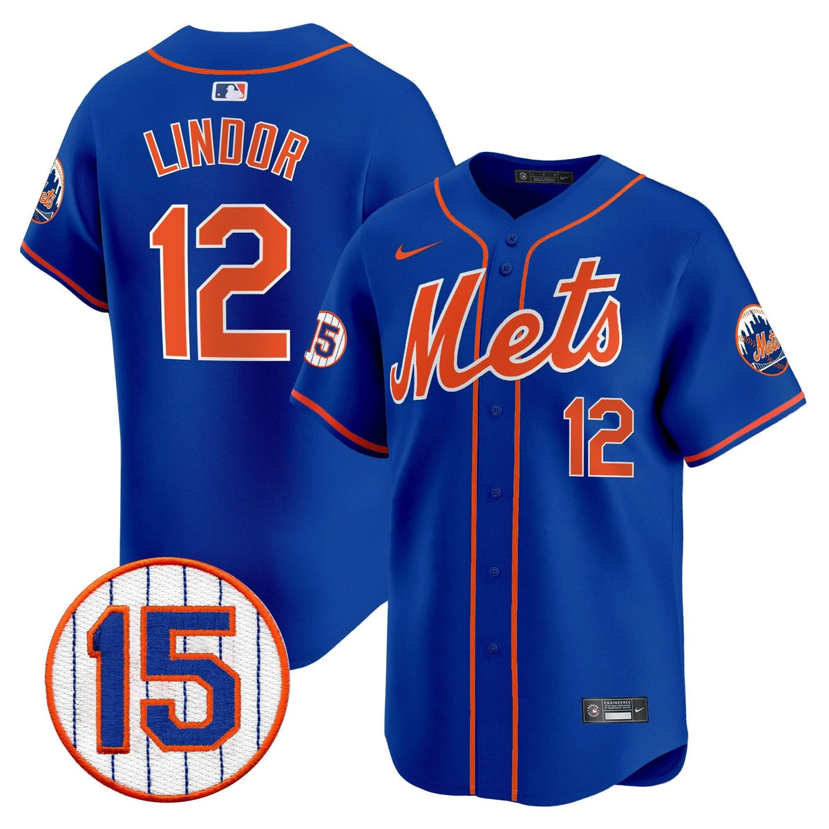 New York Mets Jerry Grote Patch Vapor Premier Limited Jersey - Stitched