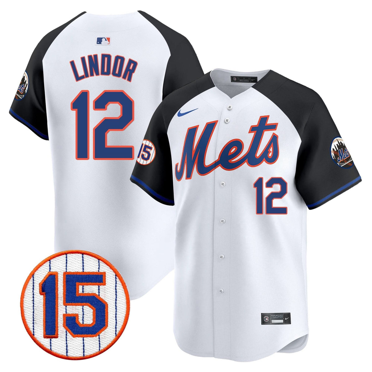 New York Mets Jerry Grote Patch Vapor Premier Limited Jersey - Stitched