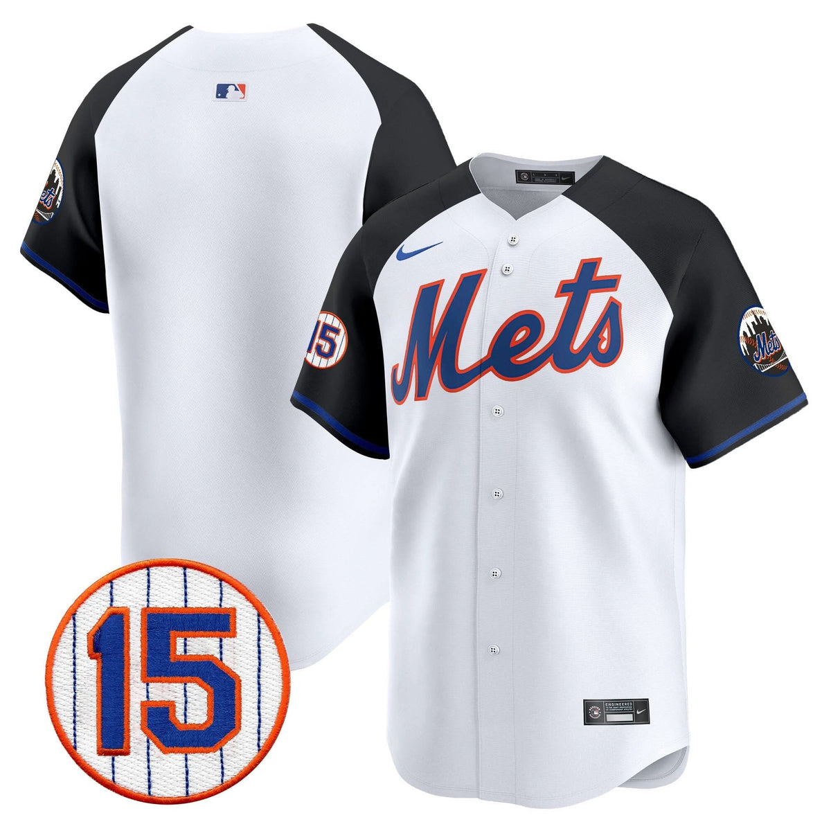New York Mets Jerry Grote Patch Vapor Premier Limited Jersey - Stitched
