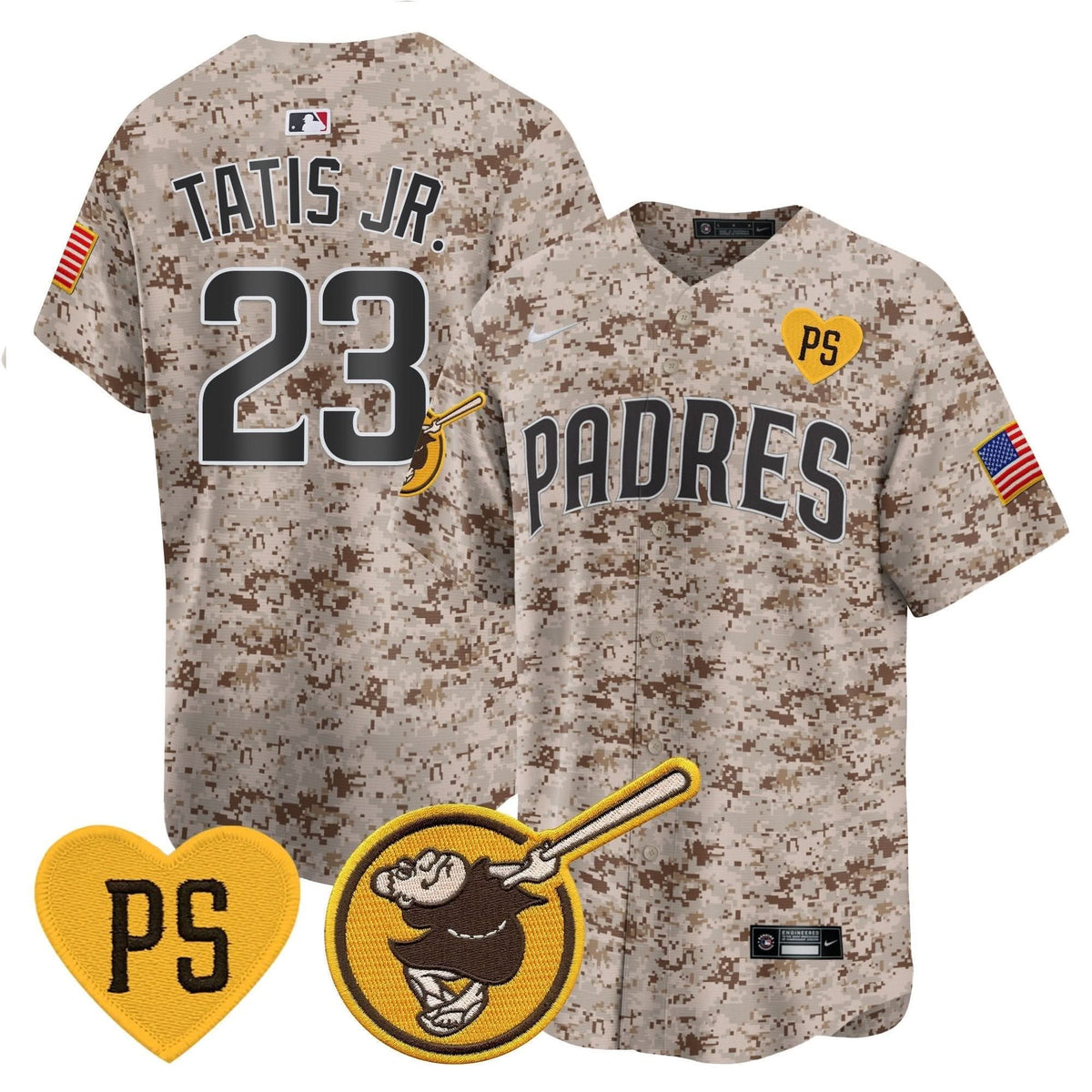 San Diego Padres USMC Alternate Vapor Premier Limited Jersey – Stitched