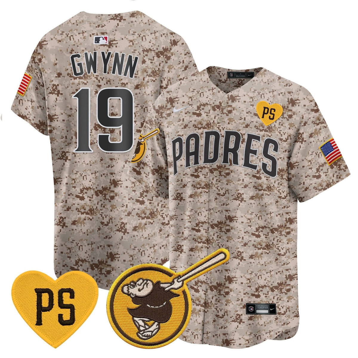 San Diego Padres USMC Alternate Vapor Premier Limited Jersey – Stitched