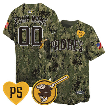 San Diego Padres USMC Alternate Vapor Premier Limited Custom Jersey – Stitched