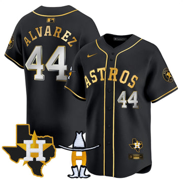 Houston Astros Houston Rodeo Patch Vapor Premier Limited Jersey V2 - Stitched