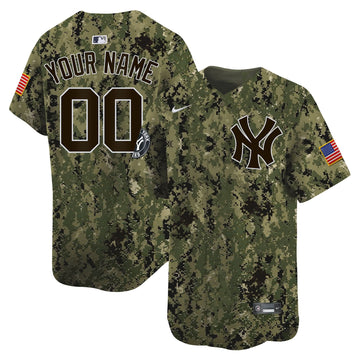 New York Yankees USMC Alternate Vapor Premier Limited Custom Jersey - Stitched