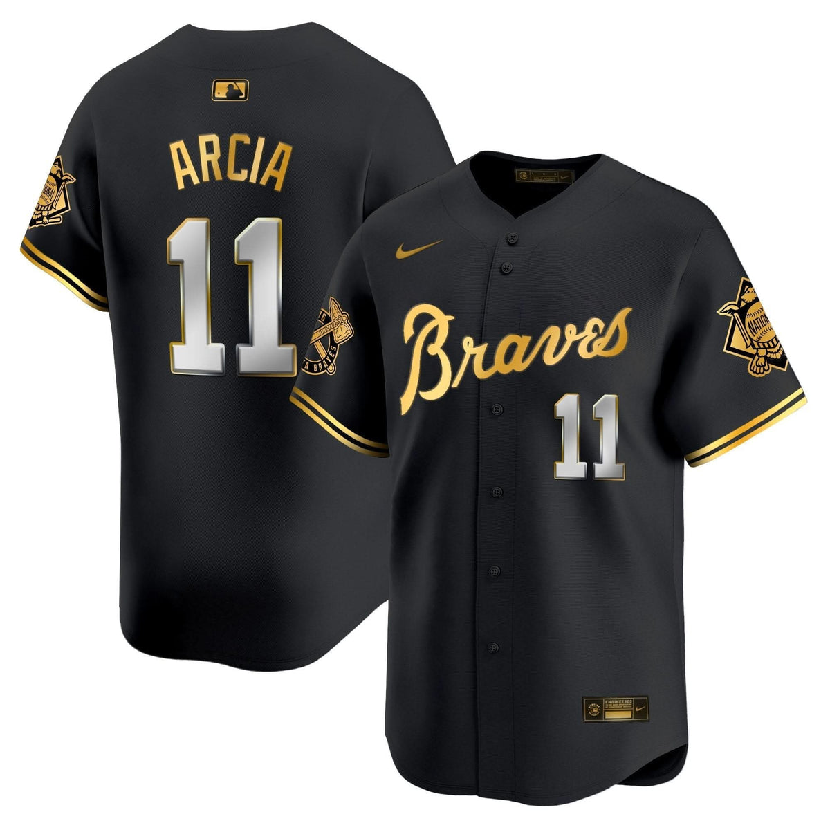 Atlanta Braves Peaches n' Cream Vapor Premier Limited Jersey - Stitched