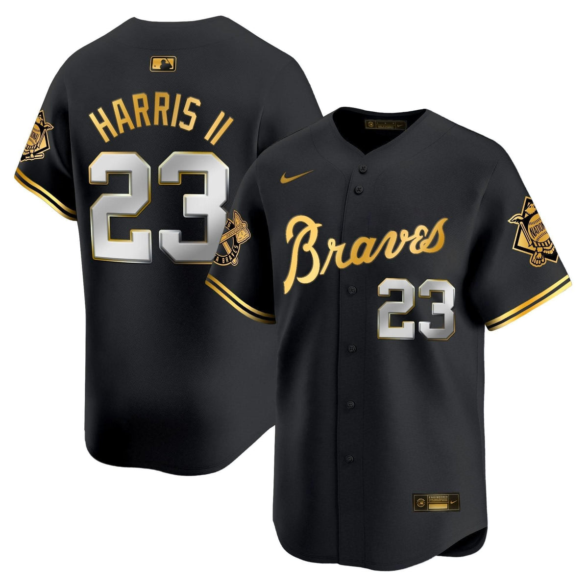 Atlanta Braves Peaches n' Cream Vapor Premier Limited Jersey - Stitched