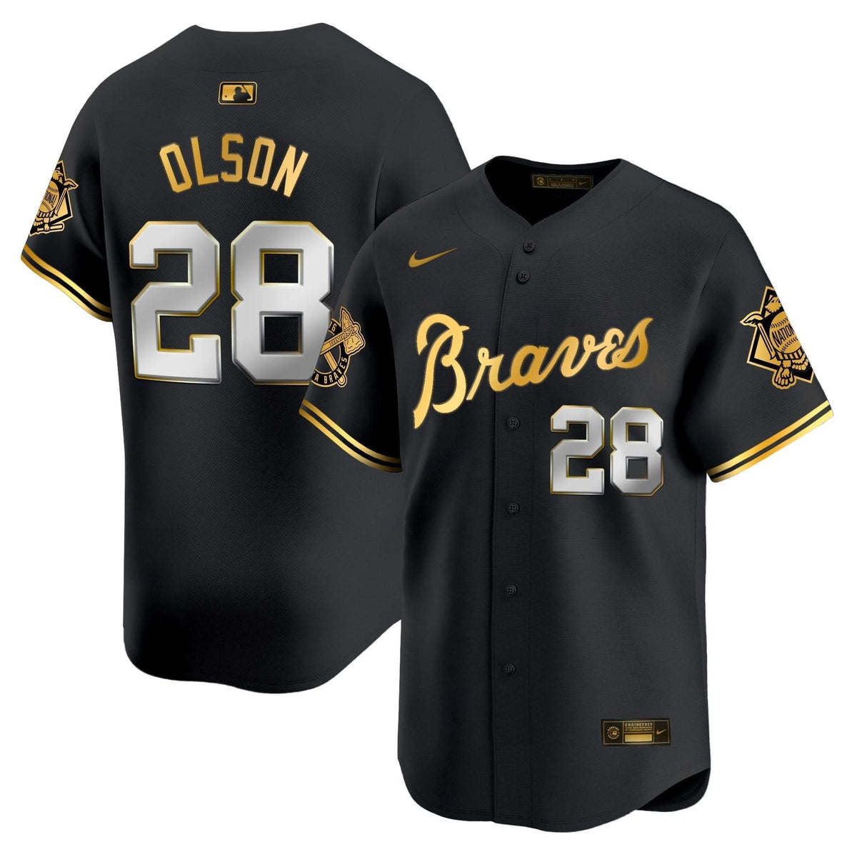 Atlanta Braves Peaches n' Cream Vapor Premier Limited Jersey - Stitched