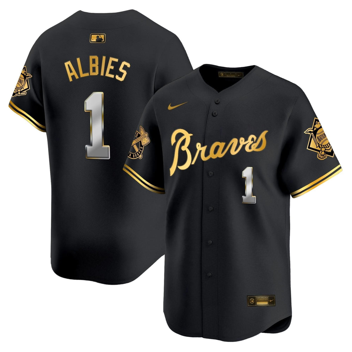 Atlanta Braves Peaches n' Cream Vapor Premier Limited Jersey - Stitched