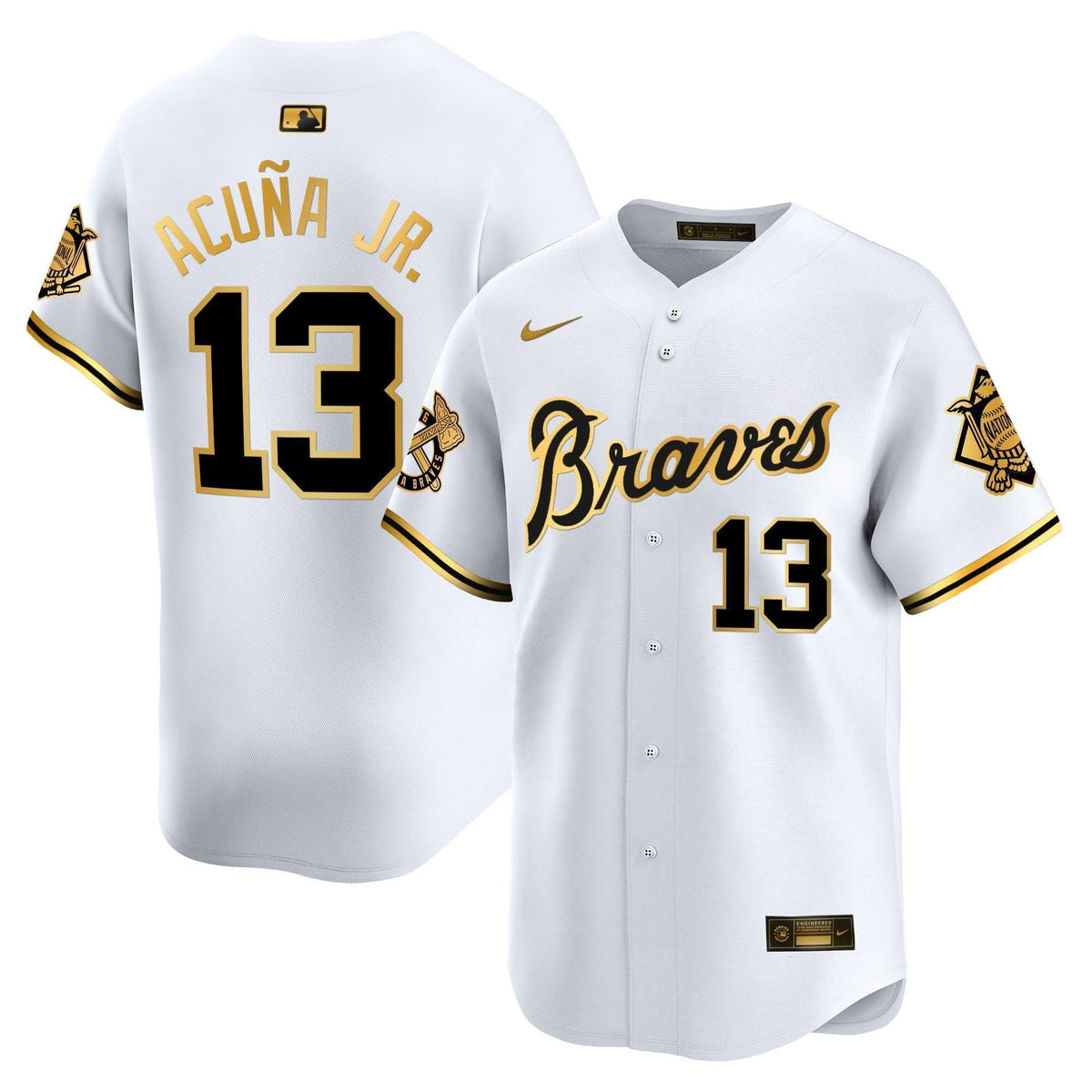 Atlanta Braves Peaches n' Cream Vapor Premier Limited Jersey - Stitched