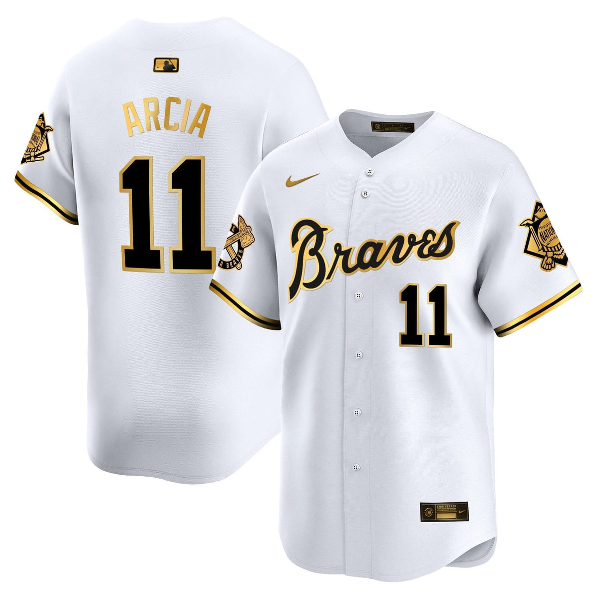 Atlanta Braves Peaches n' Cream Vapor Premier Limited Jersey - Stitched