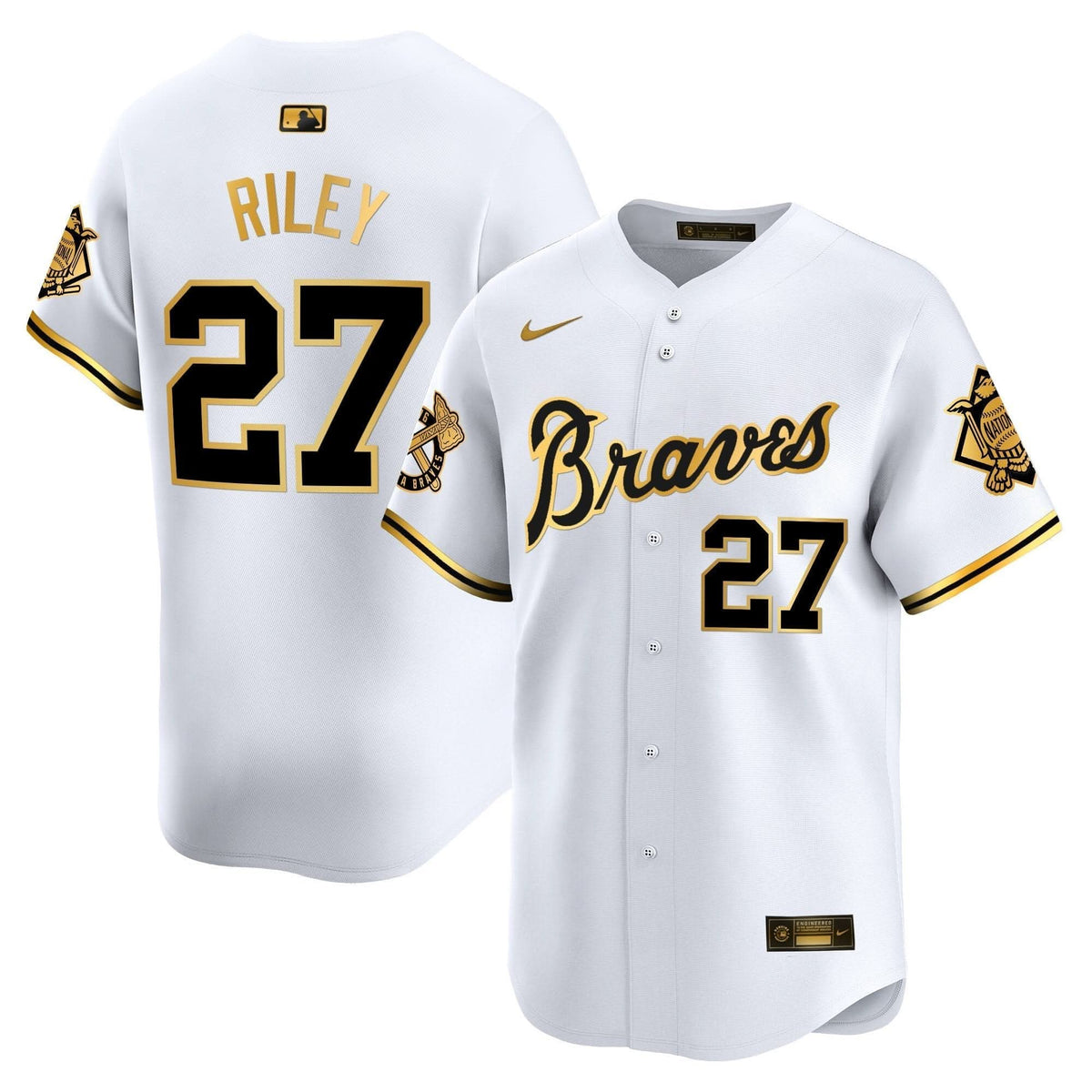 Atlanta Braves Peaches n' Cream Vapor Premier Limited Jersey - Stitched