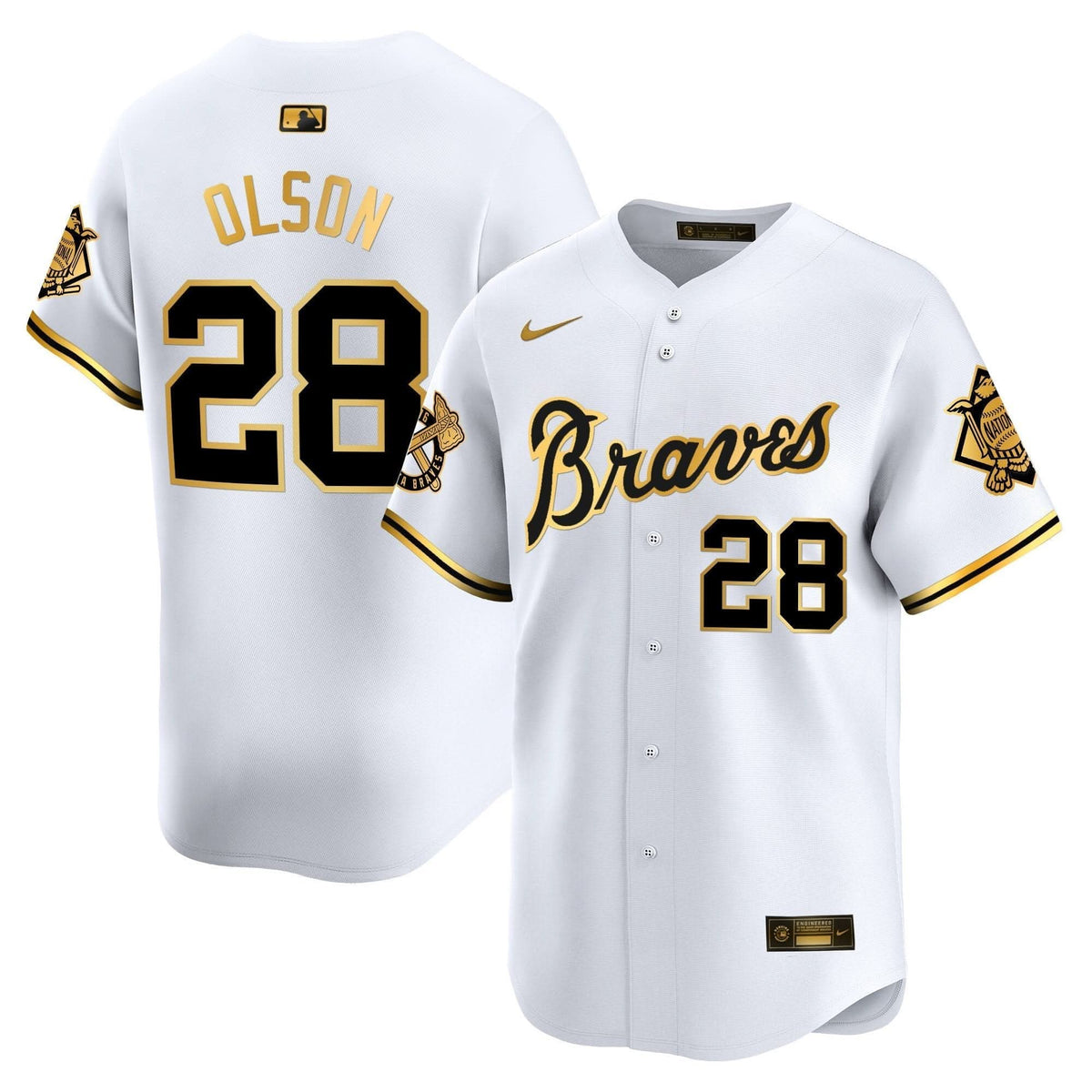 Atlanta Braves Peaches n' Cream Vapor Premier Limited Jersey - Stitched