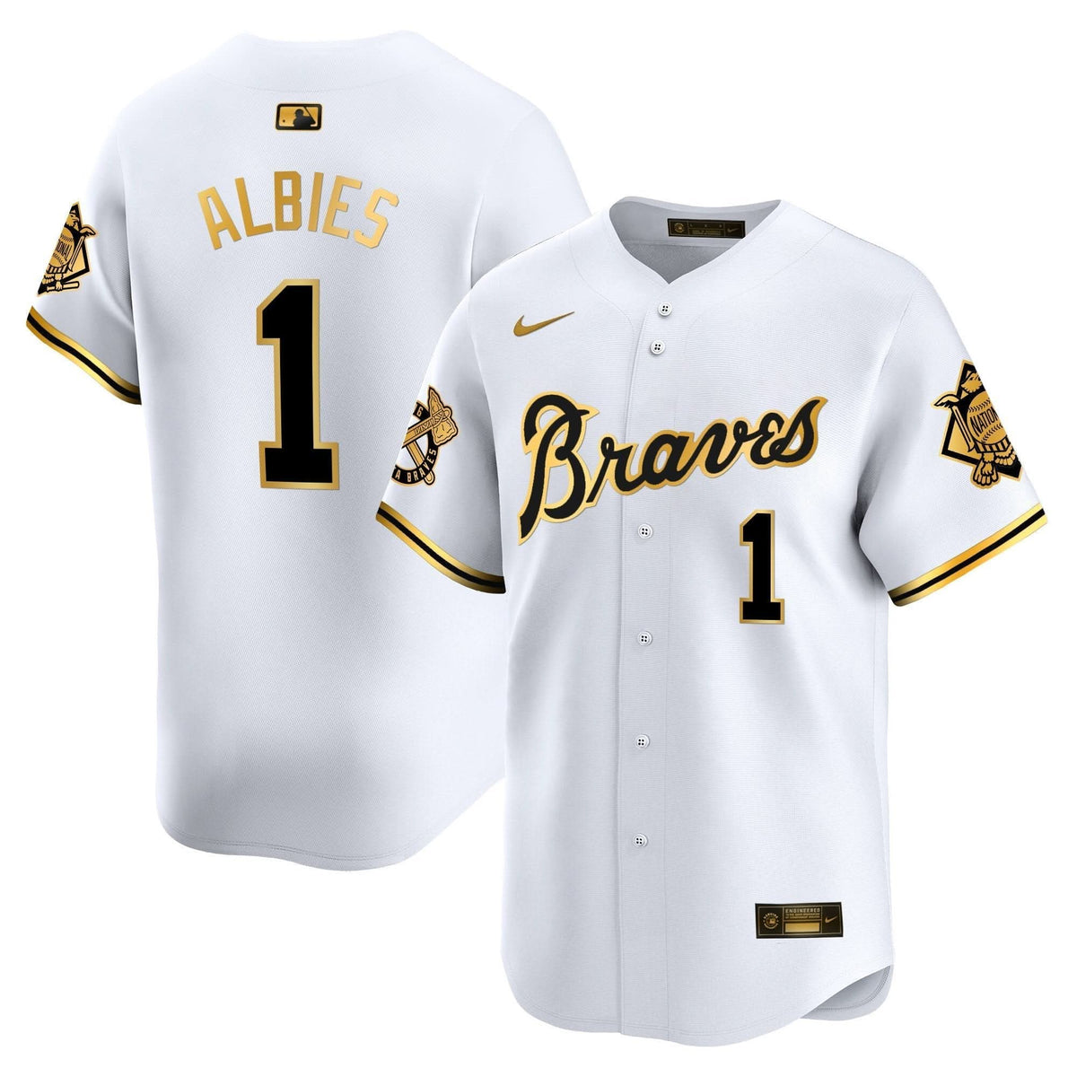 Atlanta Braves Peaches n' Cream Vapor Premier Limited Jersey - Stitched