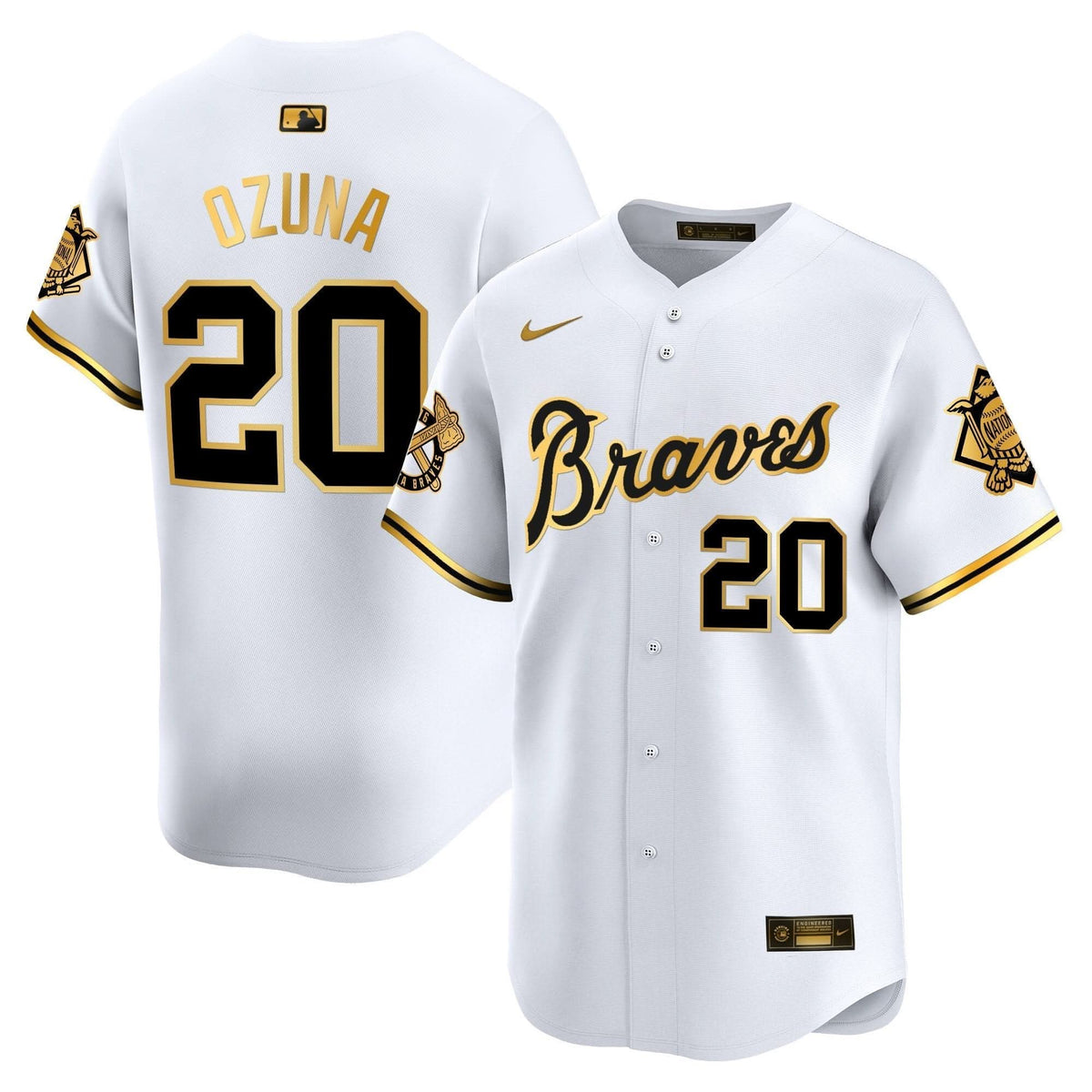 Atlanta Braves Peaches n' Cream Vapor Premier Limited Jersey - Stitched