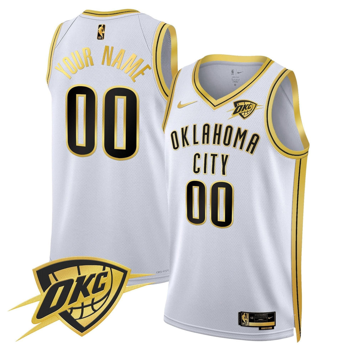 Oklahoma City Thunder Swingman Custom Jersey V2 - Stitched