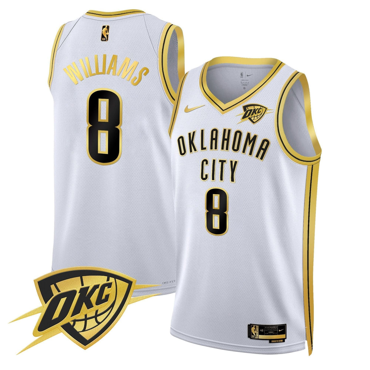 Oklahoma City Thunder Swingman Jersey V2 - Stitched