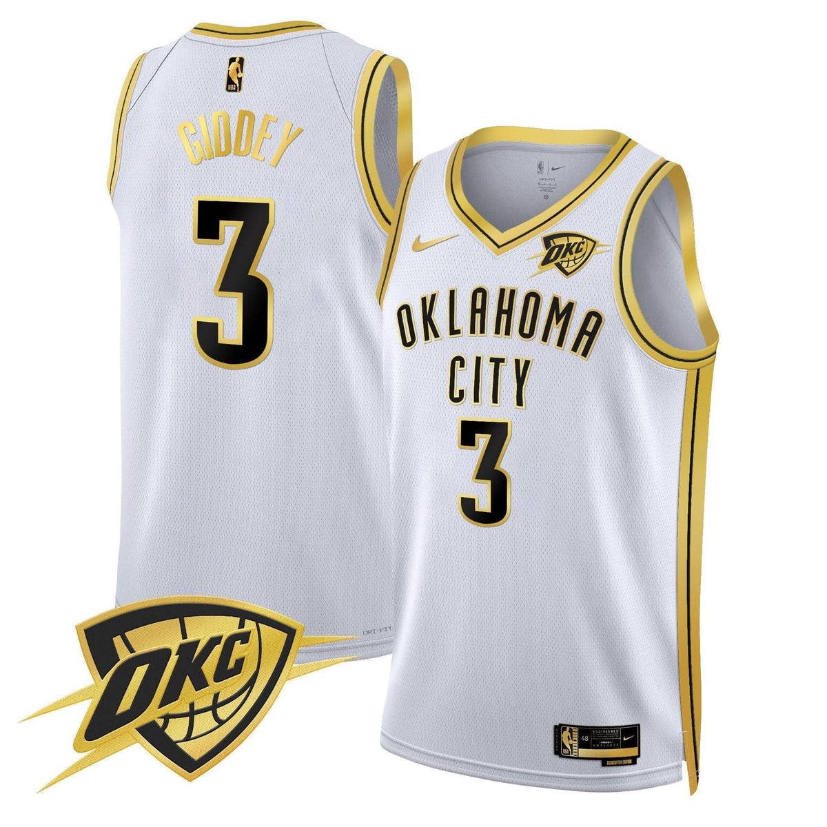 Oklahoma City Thunder Swingman Jersey V2 - Stitched