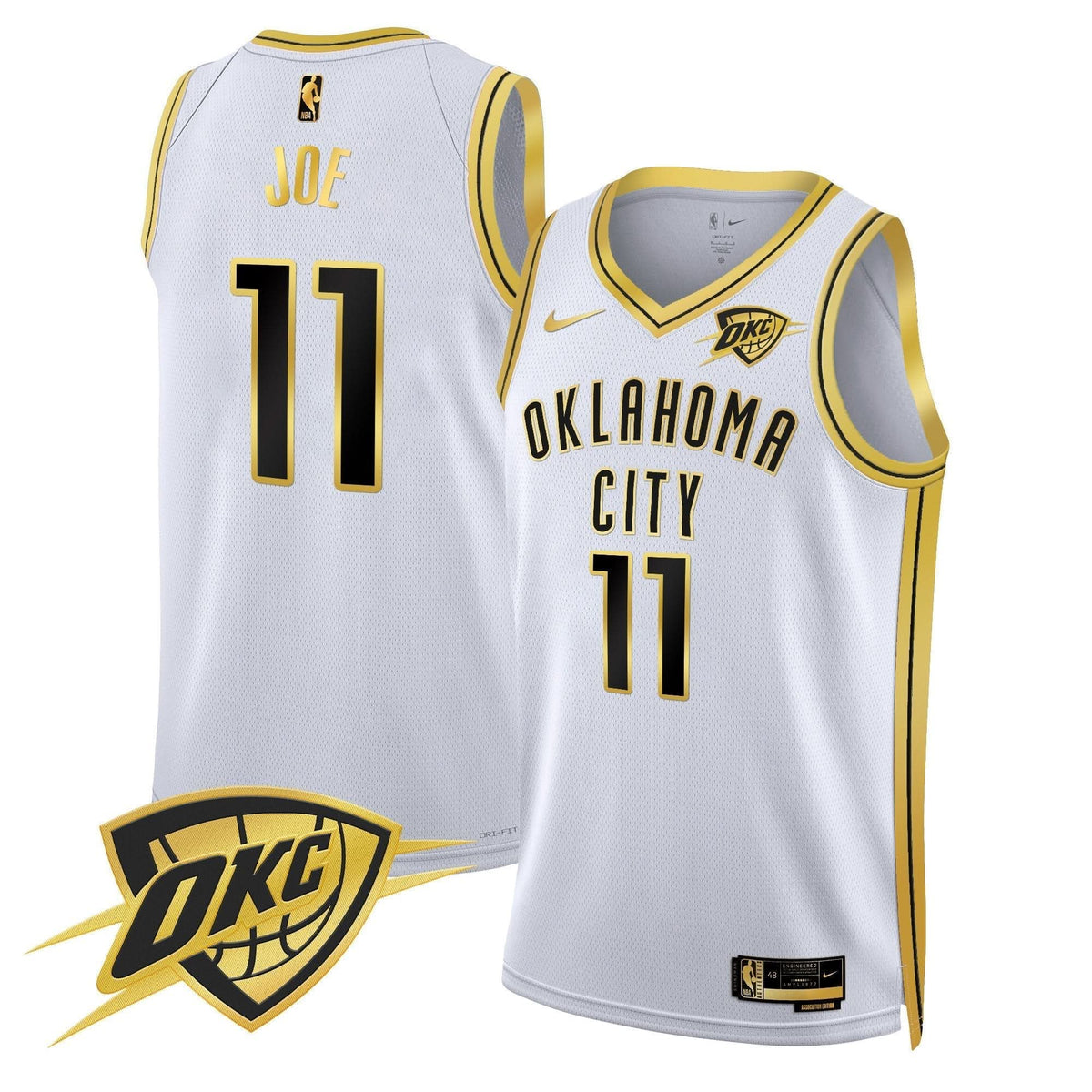 Oklahoma City Thunder Swingman Jersey V2 - Stitched