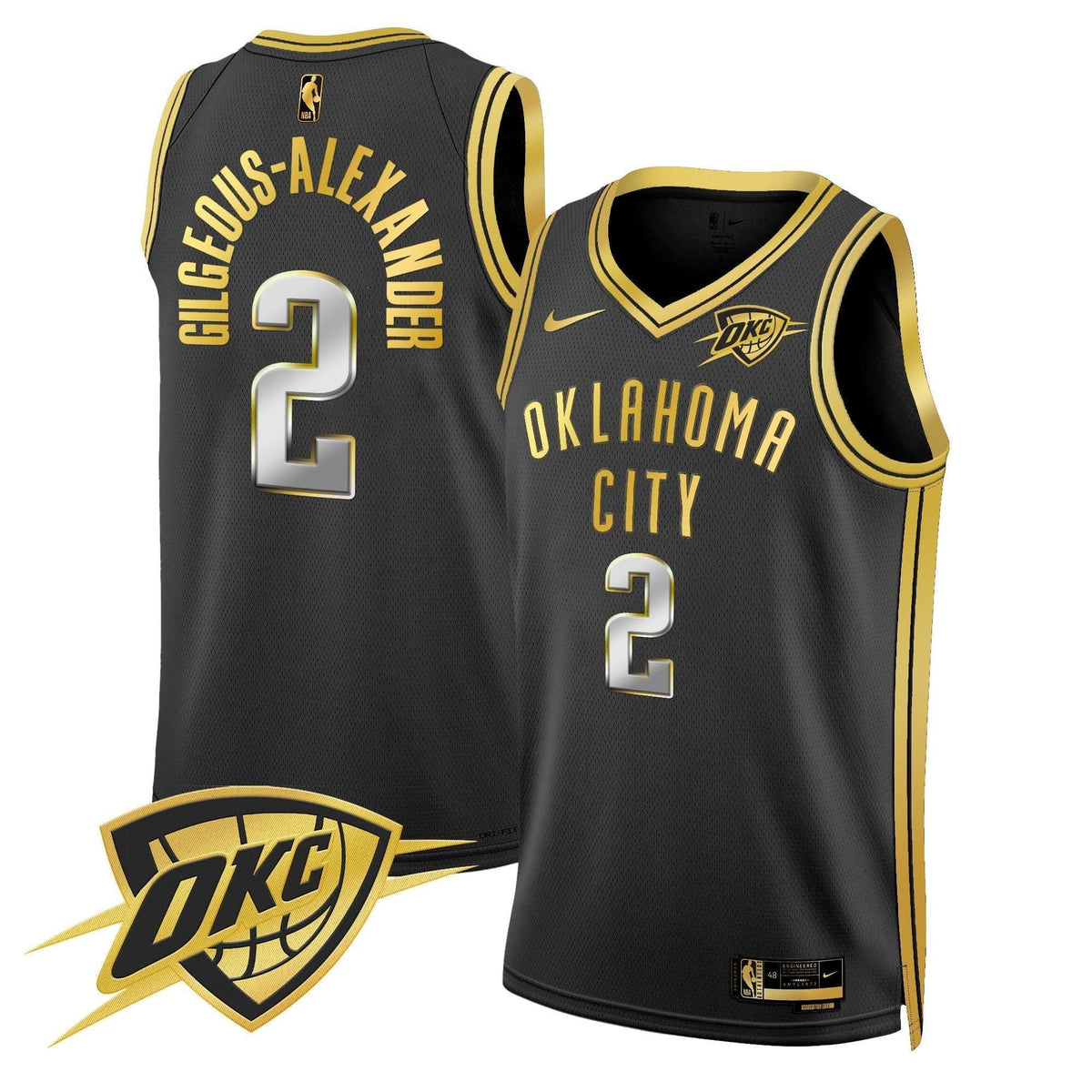 Oklahoma City Thunder Swingman Jersey V2 - Stitched