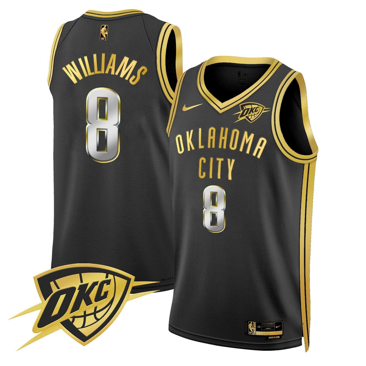 Oklahoma City Thunder Swingman Jersey V2 - Stitched