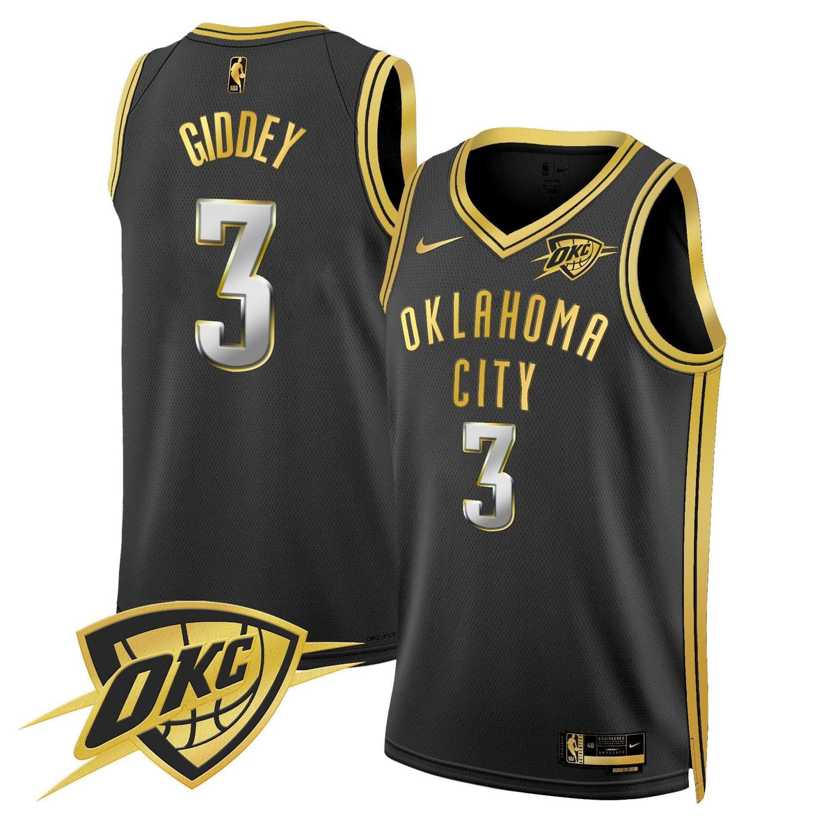 Oklahoma City Thunder Swingman Jersey V2 - Stitched