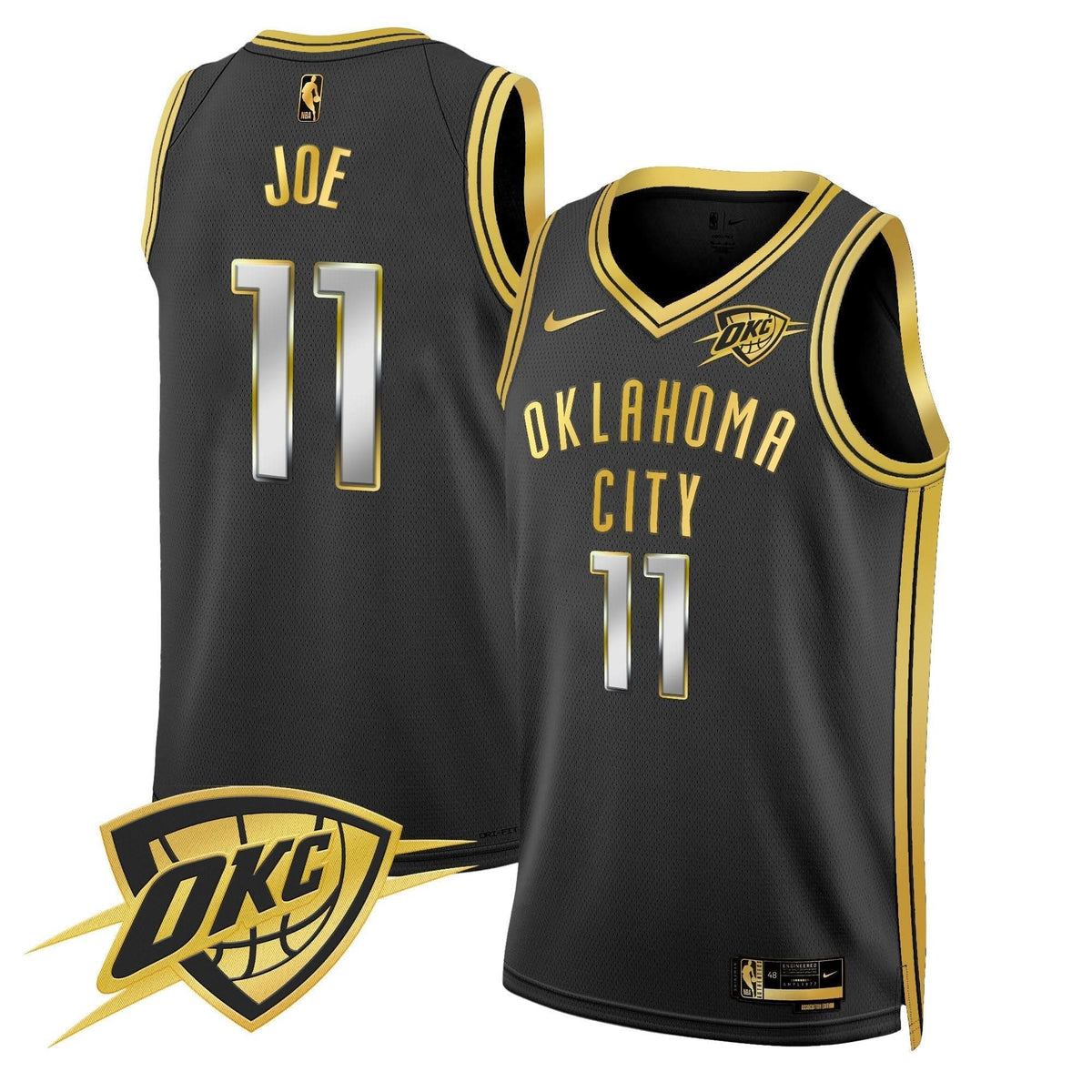 Oklahoma City Thunder Swingman Jersey V2 - Stitched