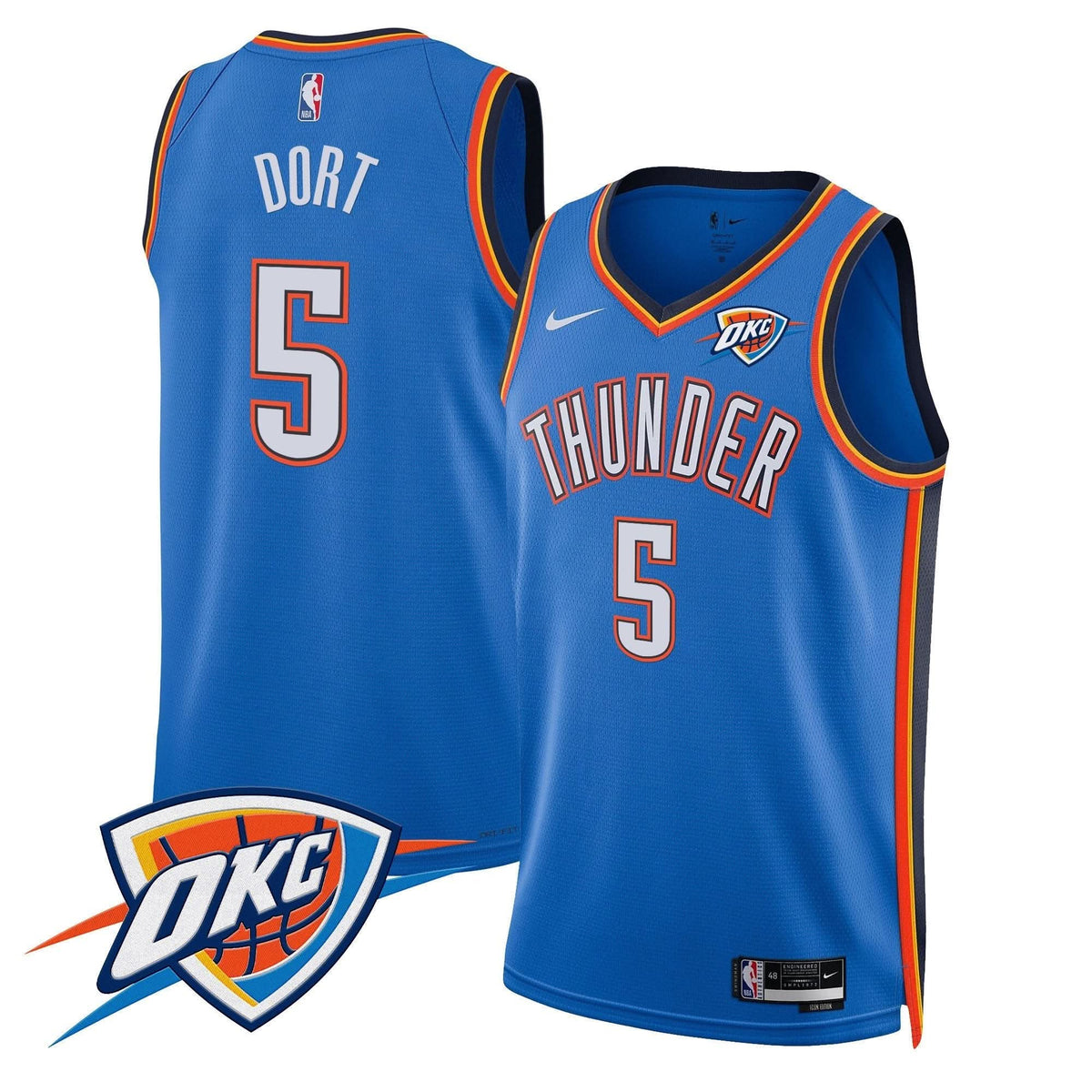 Oklahoma City Thunder Swingman Jersey V2 - Stitched