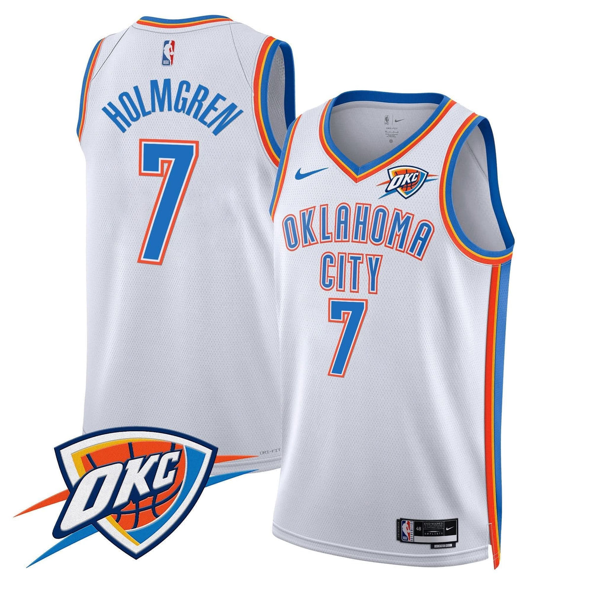 Oklahoma City Thunder Swingman Jersey V2 - Stitched