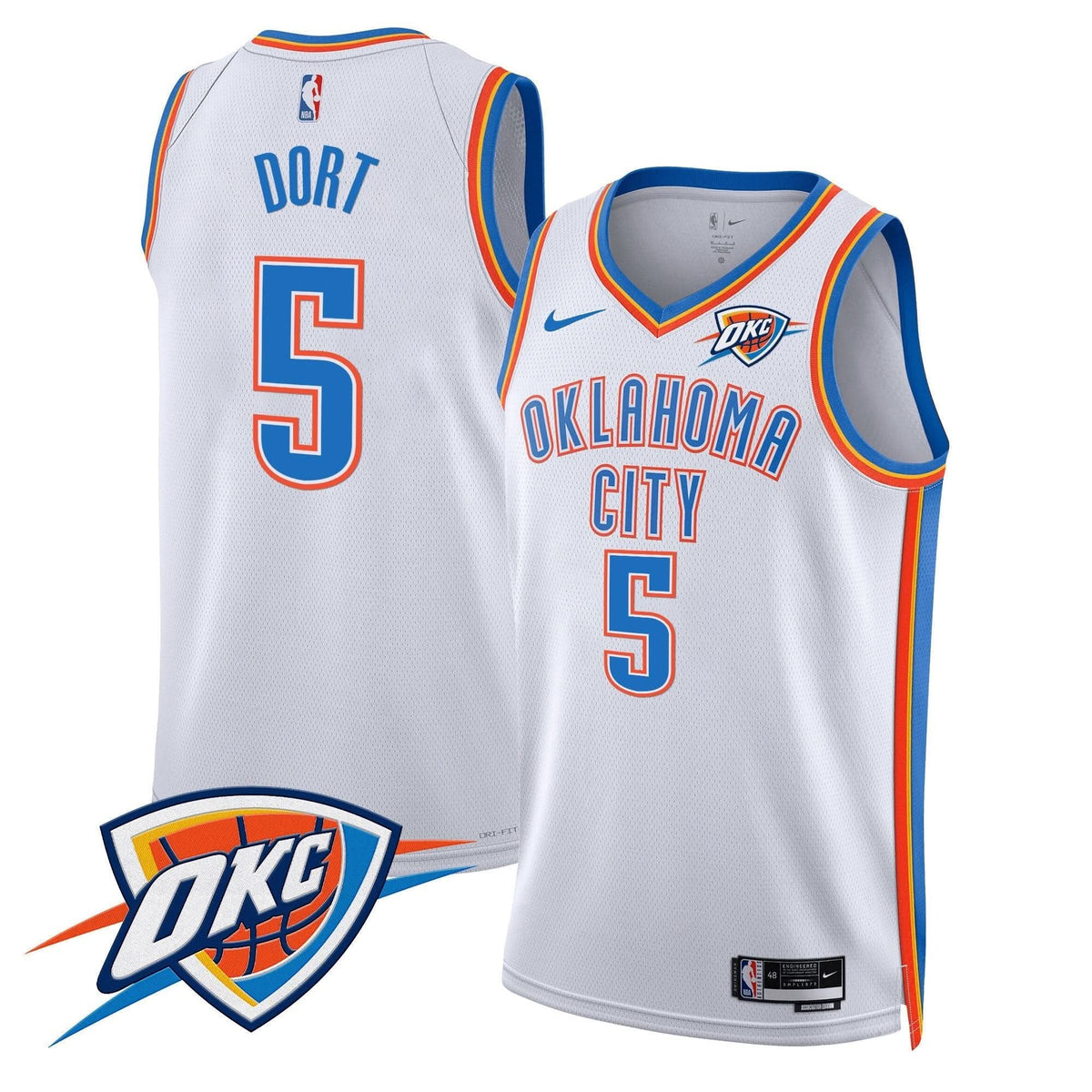 Oklahoma City Thunder Swingman Jersey V2 - Stitched