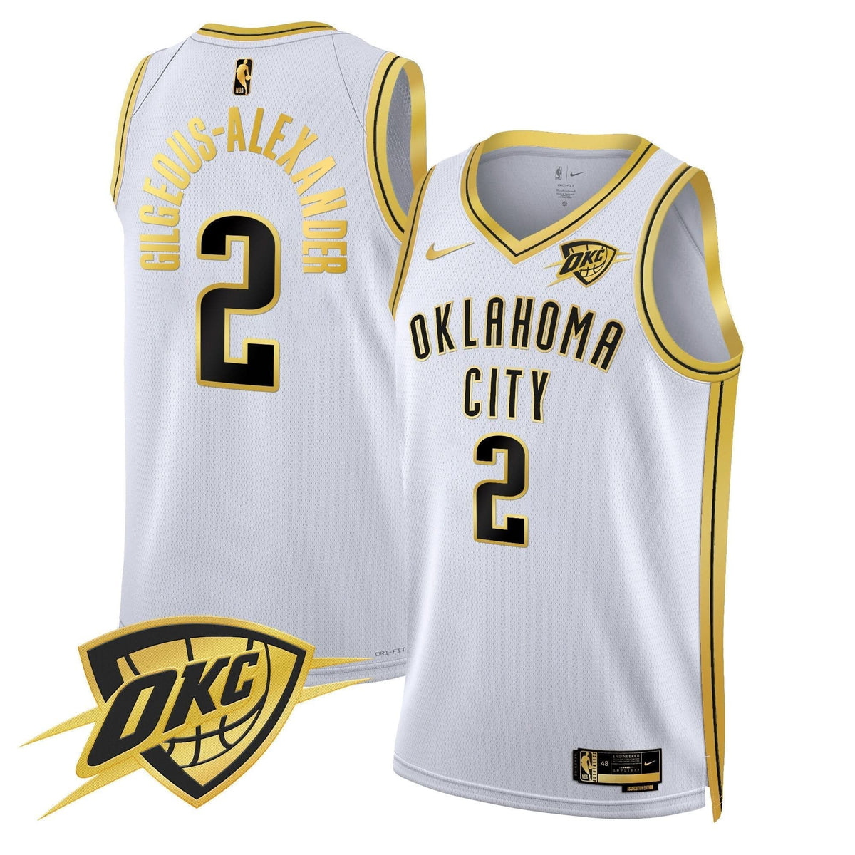 Oklahoma City Thunder Swingman Jersey V2 - Stitched