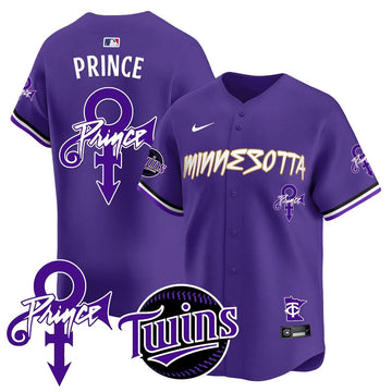 Minnesota Twins Prince Patch Vapor Premier Limited Jersey N2 - Stitched