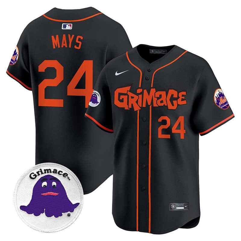 New York Mets Grimace Vapor Premier Limited Jersey V2 - Stitched