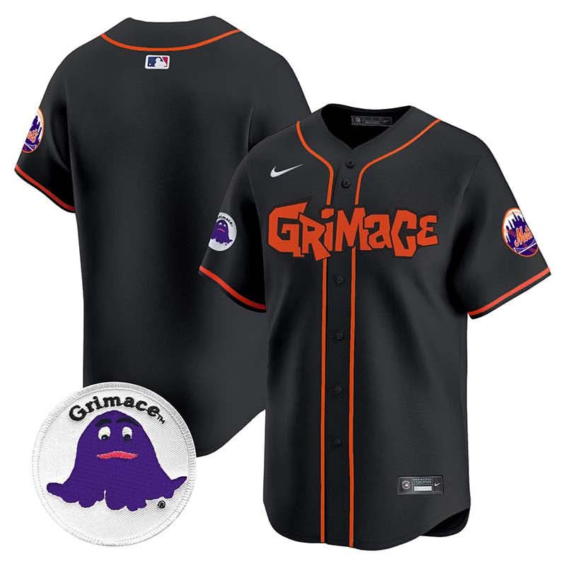 New York Mets Grimace Vapor Premier Limited Jersey V2 - Stitched