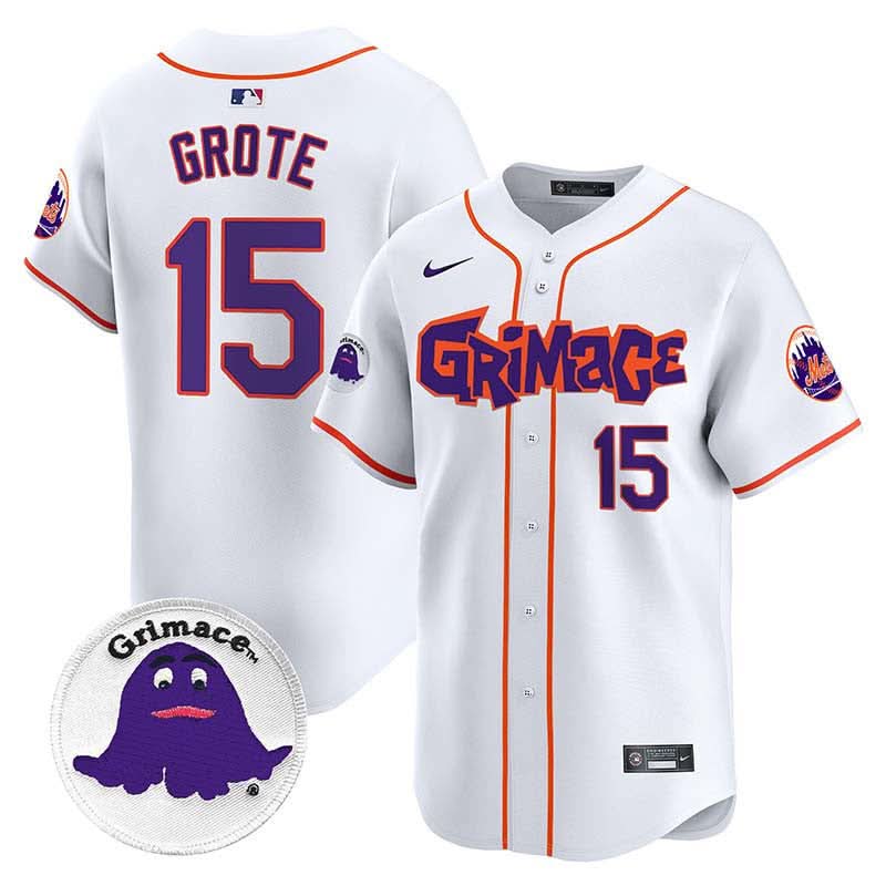 New York Mets Grimace Vapor Premier Limited Jersey V2 - Stitched