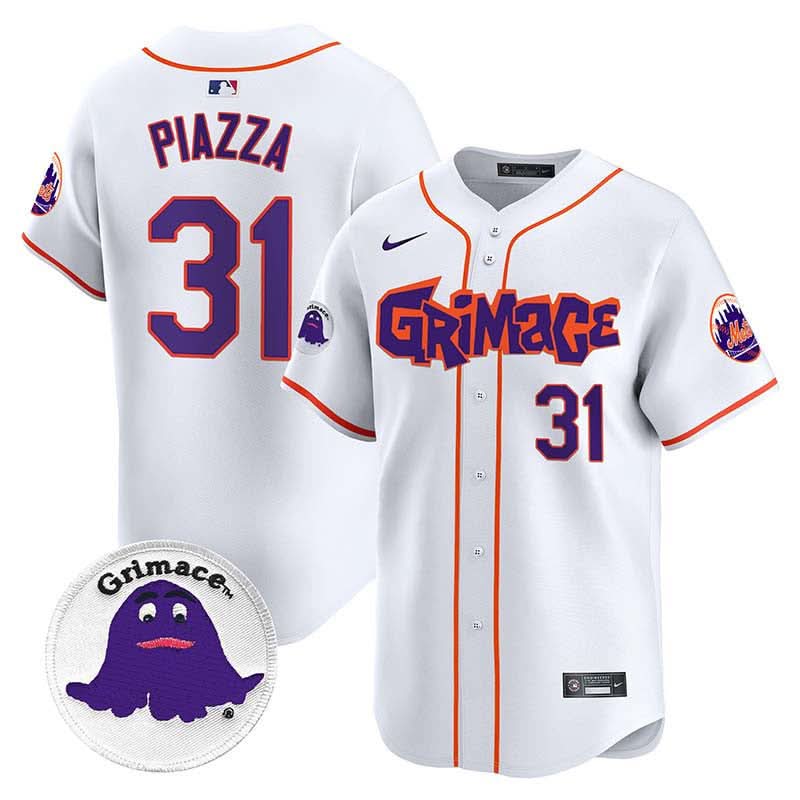 New York Mets Grimace Vapor Premier Limited Jersey V2 - Stitched
