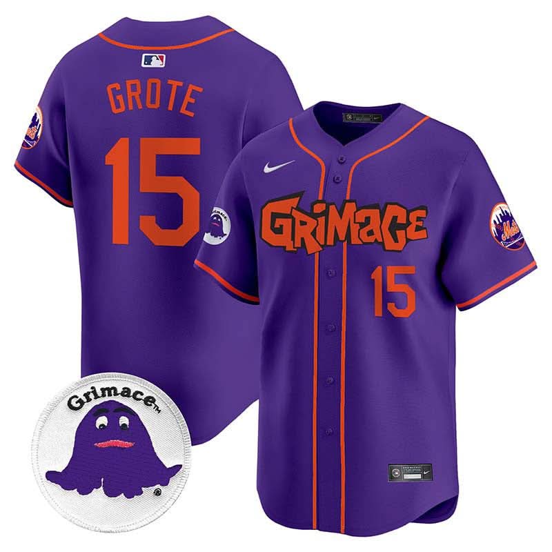 New York Mets Grimace Vapor Premier Limited Jersey V2 - Stitched