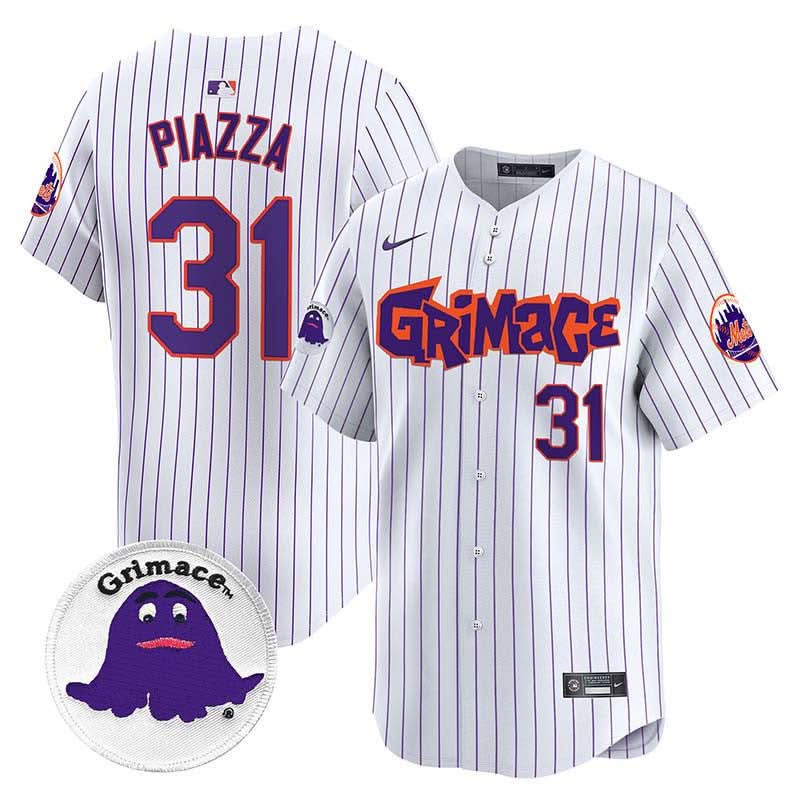 New York Mets Grimace Vapor Premier Limited Jersey V2 - Stitched
