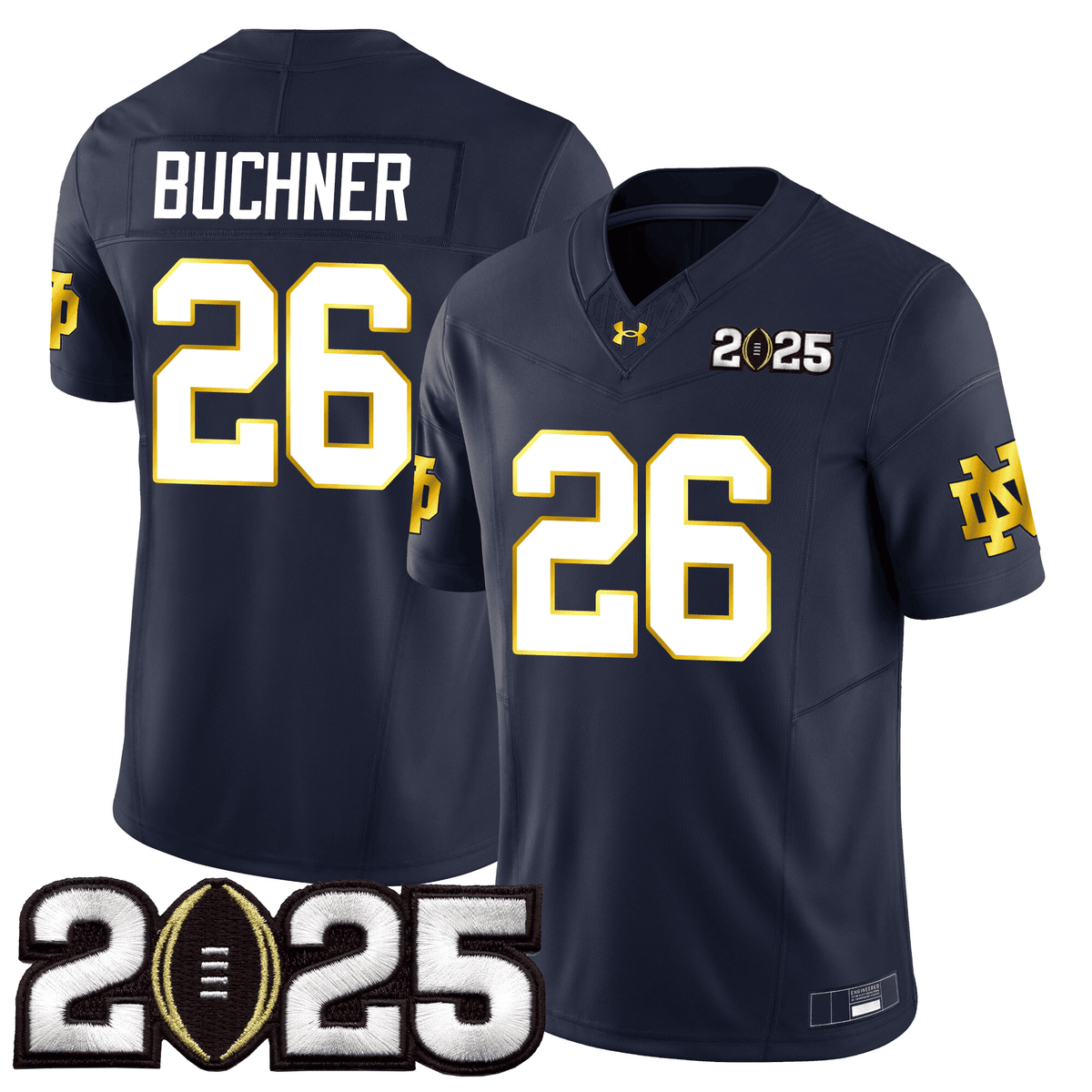 Notre Dame Fighting Irish 24/25 Jersey - CFP Final Patch