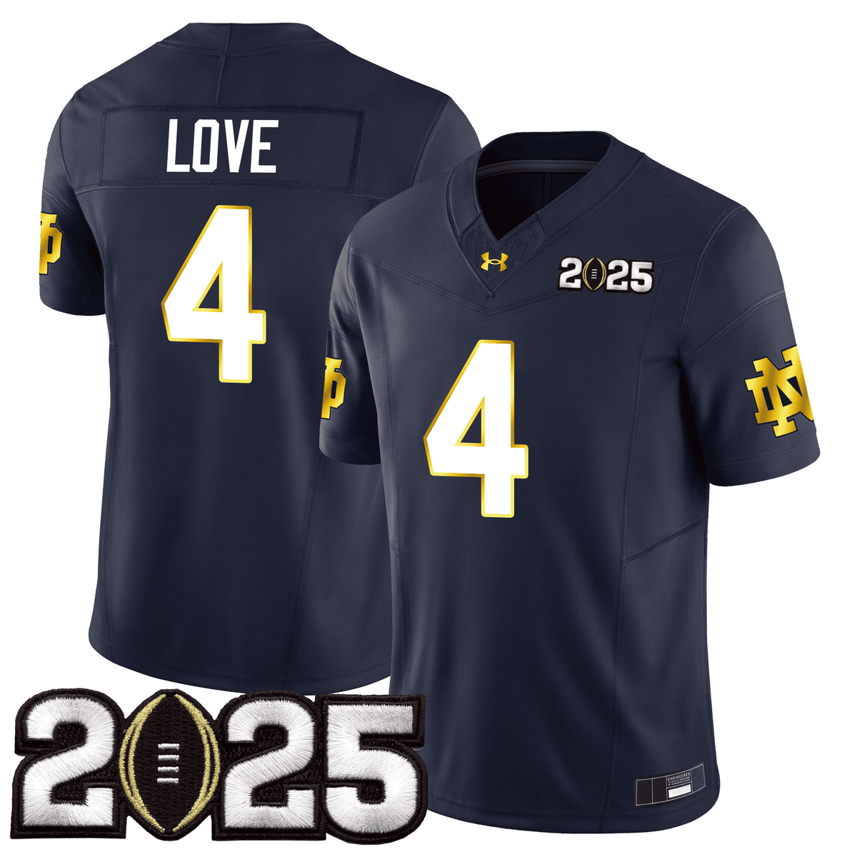 Notre Dame Fighting Irish 24/25 Jersey - CFP Final Patch