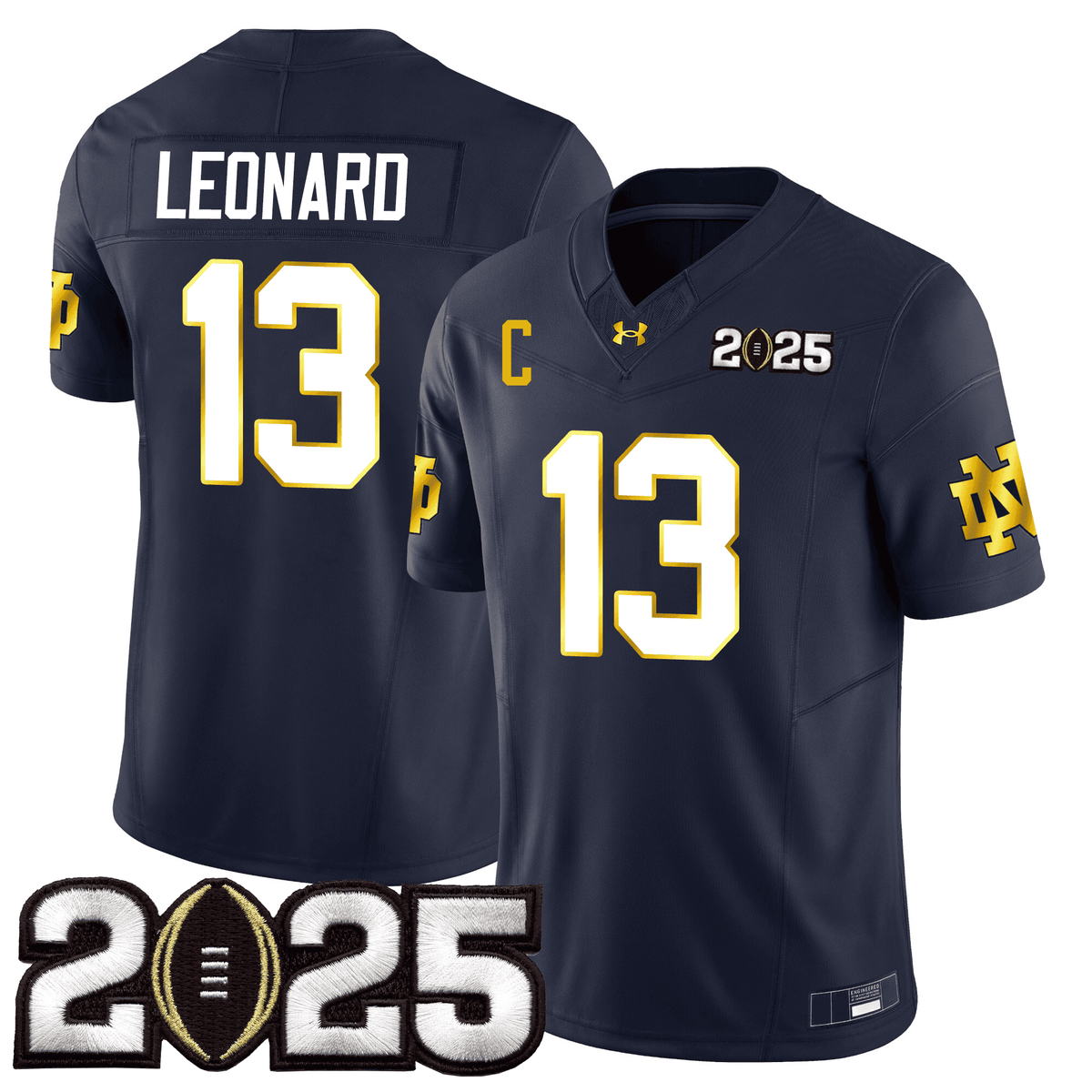 Notre Dame Fighting Irish 24/25 Jersey - CFP Final Patch