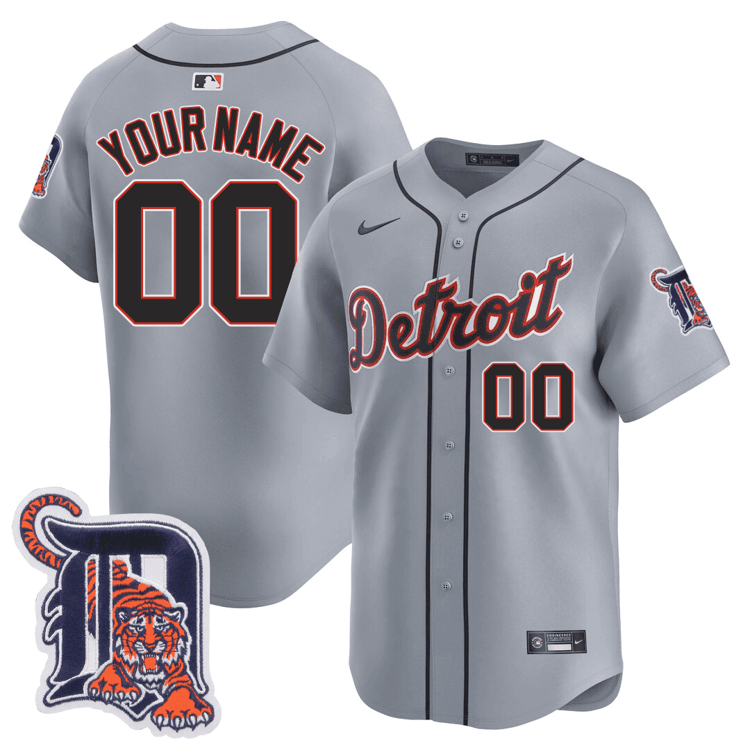 Detroit Tigers Custom Jersey Stitched