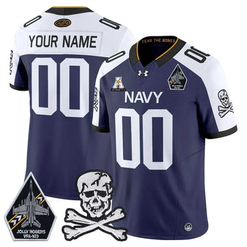 Navy Midshipmen Vapor Limited Custom Jersey