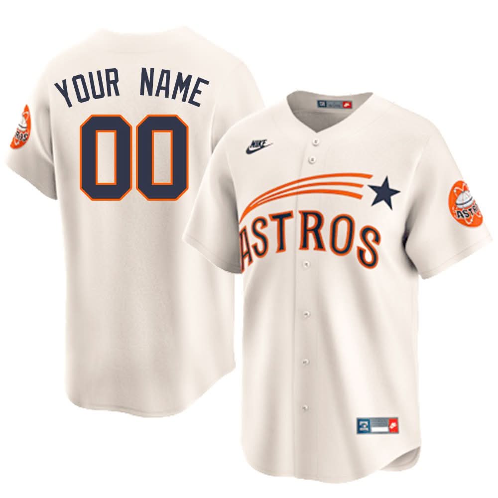 Houston Astros Cooperstown Limited Custom Jersey - Stitched