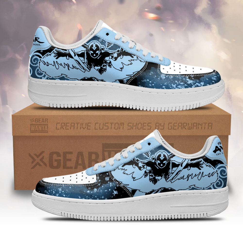 Aang Avatar The Last Airbender Air Sneakers Custom Shoes- Cuztomshoes